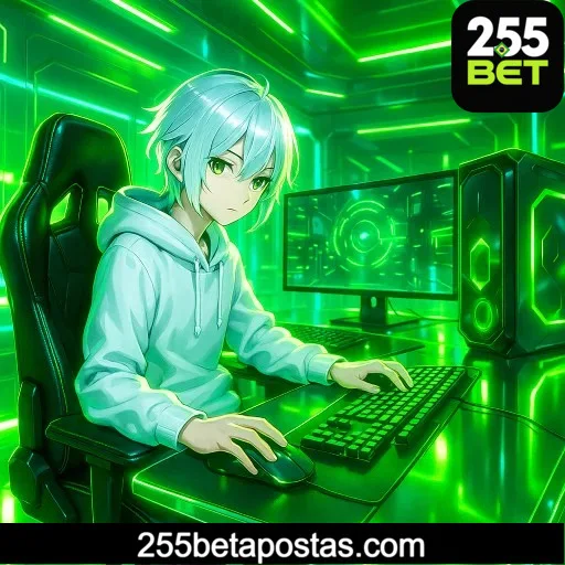 Imagem promovendo download do APK oficial 255BET para Android