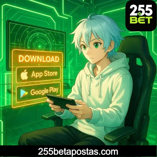 Banner destacando o app 255BET disponível para baixar grátis