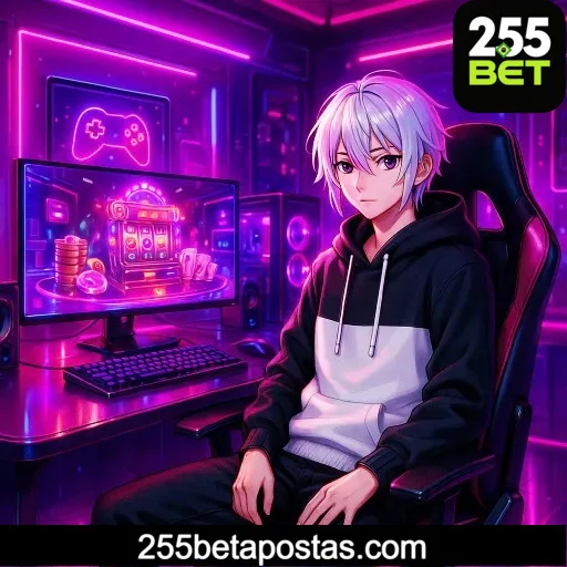 Imagem ilustrativa mostrando a plataforma 255BET com variedade de jogos online e provedores populares.